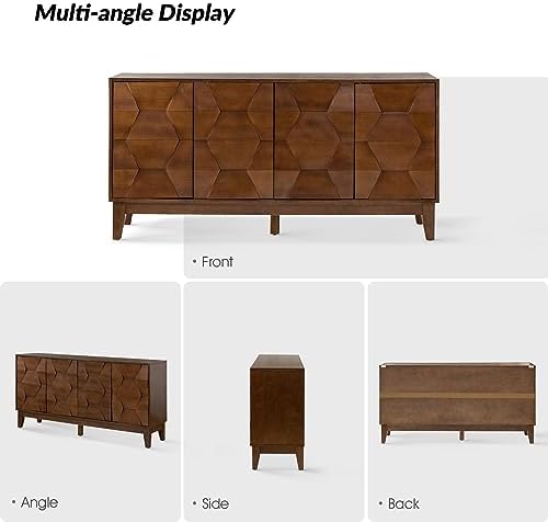 HULALA HOME Mid Century Sideboard Buffet Cabinet - Image 6