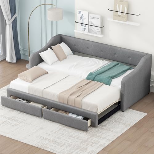 SOFTSEA Twin XL Size Upholstered Daybed by SOFTSEA