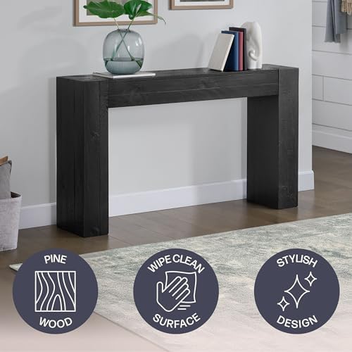 Alaterre Furniture Stockyard Solid Wood Console Table, 56 Inch - Image 3