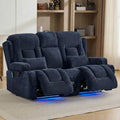 TUNYI Wall Hugger Loveseat Recliner Sofa by Becomesyourhomepartner