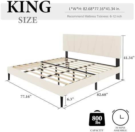 HAOARA King Size Bed Frame - Image 2
