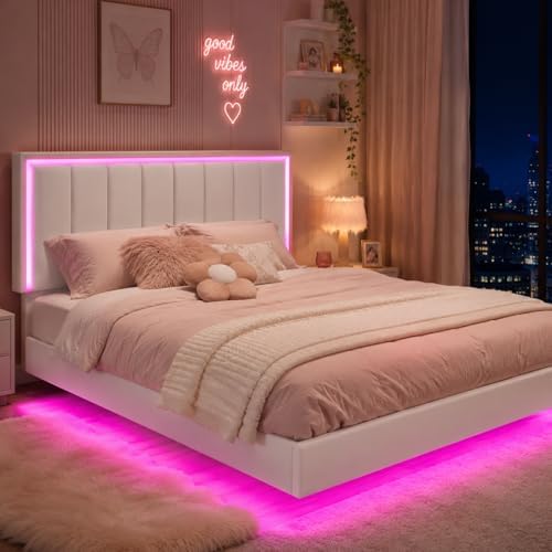 IMMERSTABLE Queen Size Floating Bed Frame by IMMERSTABLE