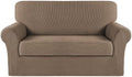 Turquoize Stretch Sofa Slipcover 2 Pieces Sofa Cover Couch Cover by Turquoize