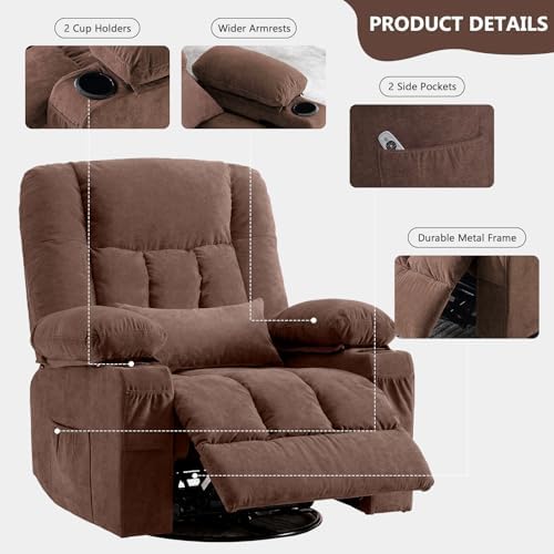 Swivel Rocker Recliner Chair - Image 5