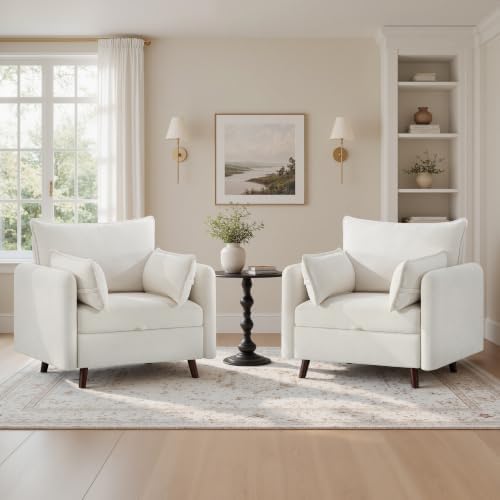 Set of 2 Oversized Accent Chair by HOMYKA