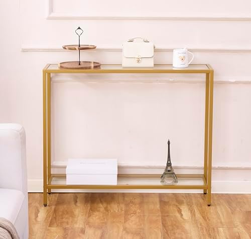 MAJARO Small Modern Console Table - Image 3
