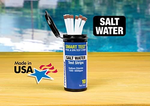 Poolmaster Salt Water Swimming Pool and Spa Water Chemistry Testing Strips - Image 2