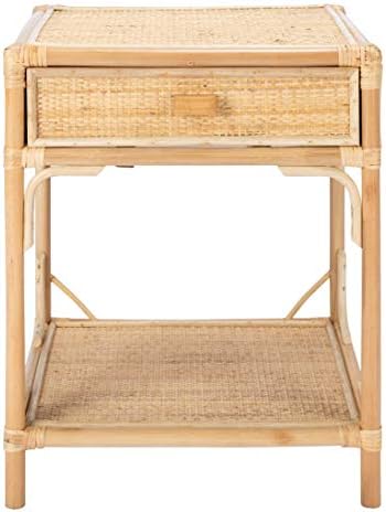 SAFAVIEH Roya 1-Drawer Rattan Night Stand - Image 4