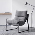 LukeAlon Modern Linen Accent Armchair by LukeAlon