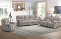 Betsy Furniture Soft Fabric Reclining Sofa Set, Drop Down Table, Cupholder by BetsyFurniture