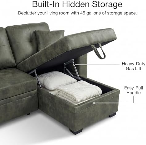 TYBOATLE Convertible Sofa Bed Couch - Image 5