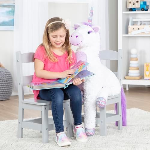 Melissa & Doug Wooden Chairs, Children's Wooden Playroom Furniture - Image 6