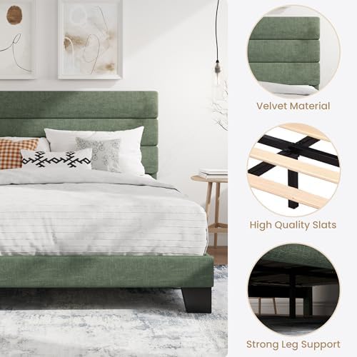 SHA CERLIN Full Platform Bed Frame - Image 6