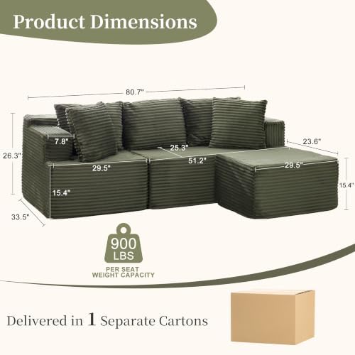Korser Cloud Modular Sectional Sofa - Image 2