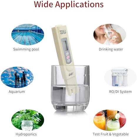 Digital TDS Meter Water Tester, PPM Water Quality Tester Measuring Range - Image 6