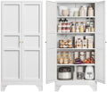 Yizosh Metal Storage Cabinet Kitchen Pantry Cabinet by Yizosh