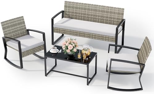 Ahomly 4 Piece Outdoor Furniture Set by Ahomly