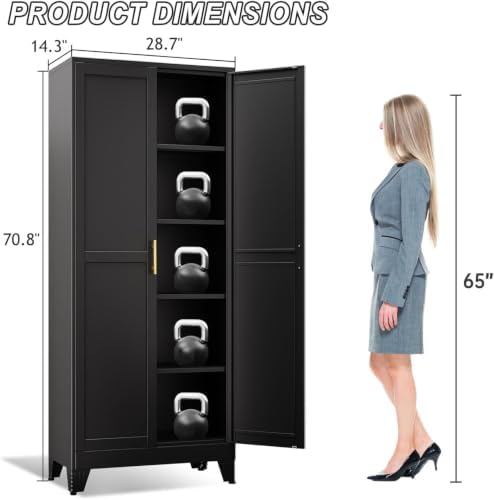 winiowa Metal Pantry Cabinet - Image 2