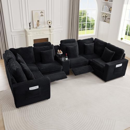RARZOE Oversized Modular Sectional Sofa, 6-Seater U-Shaped - Image 3