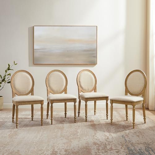 Crosley Furniture Daphne Upholstered Cane-Back Dining Chairs - Image 2