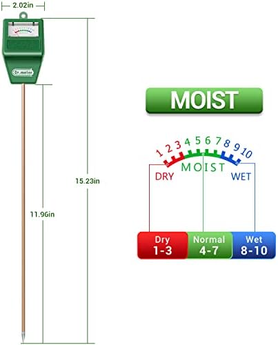 Dr.meter Long Probe Soil Moisture Meter Tester - Image 4