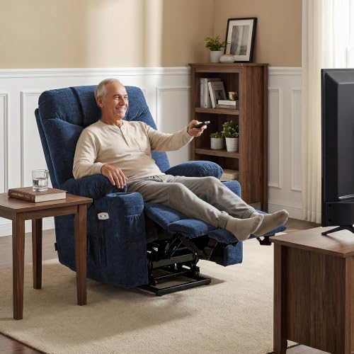 MCombo Power Lift Recliner for Elderly, Fabric 7283 - Image 4