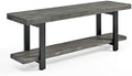 Pomona Solid Wood Entryway Bench by AlaterreFurniture