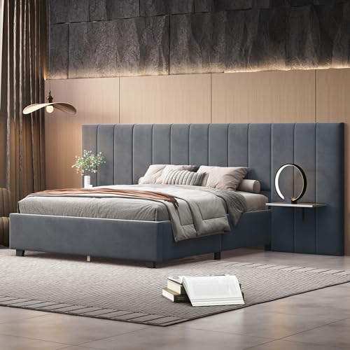 Queen Size Upholstered Bed Frame - Image 3