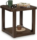 Signature Design by Ashley Breckington End Table, Dark Brown Side Table by Unknown