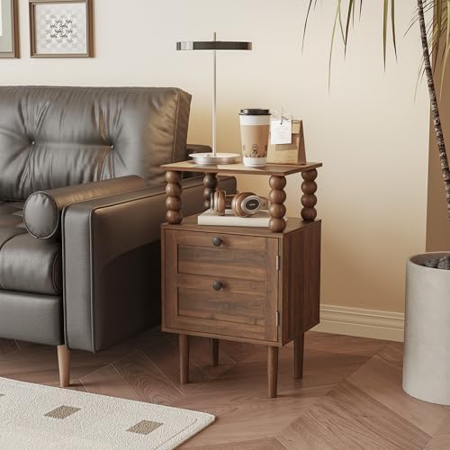 Veegle Nightstand, Retro Bedside Table - Image 5