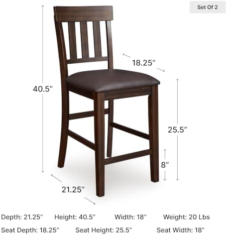 Signature Design by Ashley Haddigan Counter Height Bar Stool - Image 2