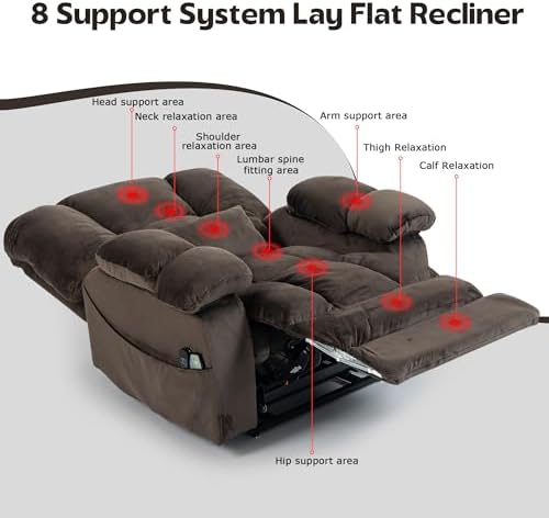JIKFRIMA Big Man Recliner 500lbs Power Lift Recliner Chair - Image 6