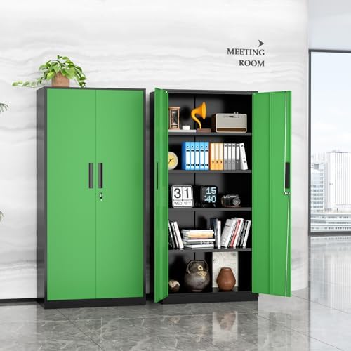 INTERGREAT Metal Storage Cabinet, Tall Metal Cabinet - Image 7