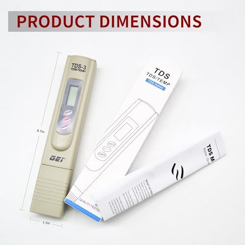 Digital TDS Meter Water Tester, PPM Water Quality Tester Measuring Range - Image 2