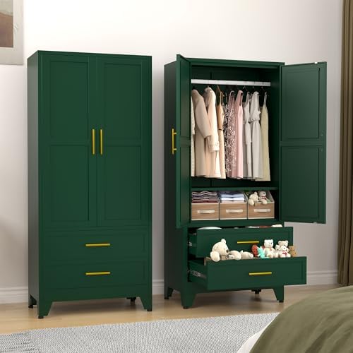 GAIOUS 71" Wardrobe Cabinet - Image 3