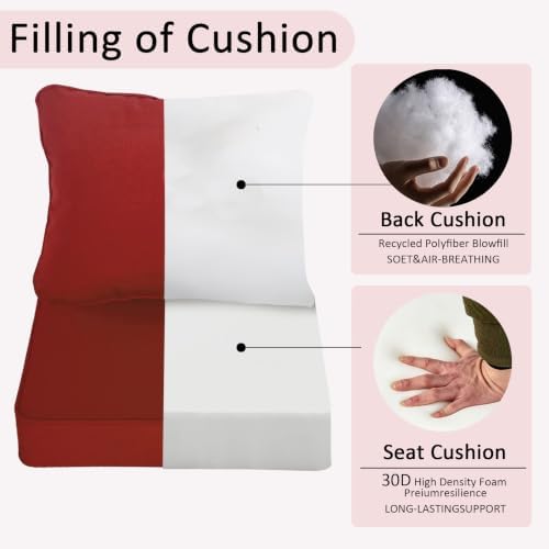 COZYVIDA Patio Seat Cushions - Image 4