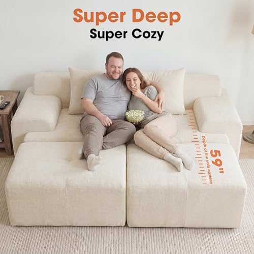 84" Modular Loveseat Couch - Image 3