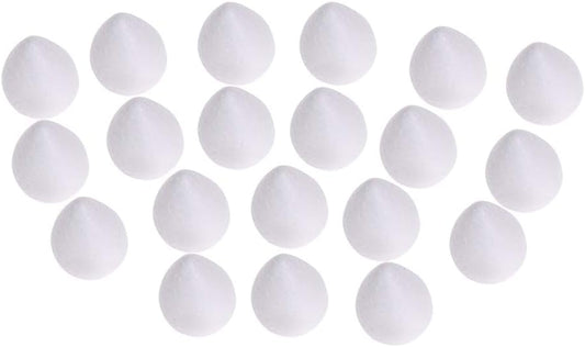 EORTA 80 Pieces Fondant Flower Forming Holders Oval Foam Flower Modeling Support Sugar Fondant Flowers Making Accessories for DIY Sugarcraft Baking Art, Small, 2X2.5 CM
