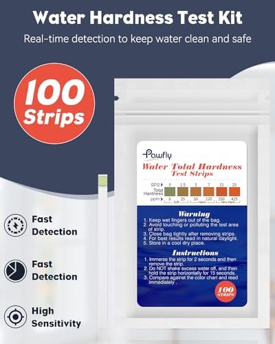 Pawfly Water Hardness Test Kits, 100 Strips Hard Water Test Kit - Image 2