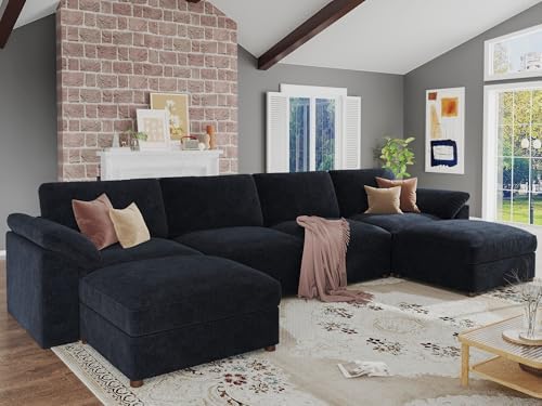 EASE MOOSE Oversized Modular Sectional Sofa, Extra Large U Shape Sectional - Image 4
