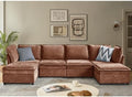 HULALA HOME Modular Sectional 6 Seater Sofa by HULALAHOME