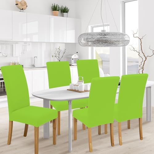 Dining Chair Covers, Stretch Seat Covers, Washable Furniture Protector - Image 2