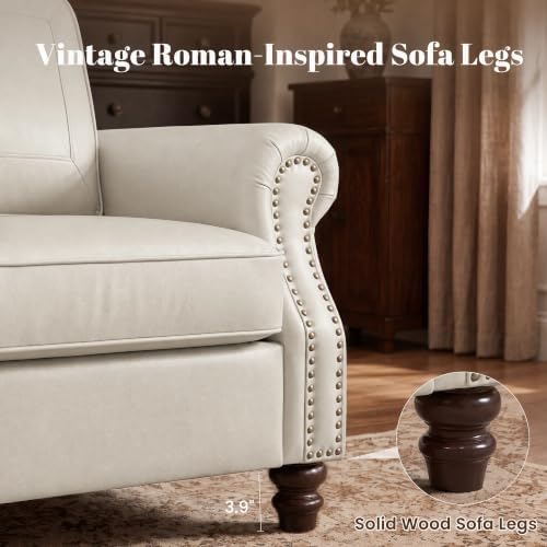 Kingfun Faux Leather Accent Chair - Image 4
