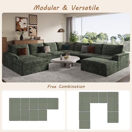 EASE MOOSE Boneless Couch for Living Room, Large Modular Sectional - Image 5