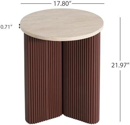 Merax Modern Round Side Table - Image 2