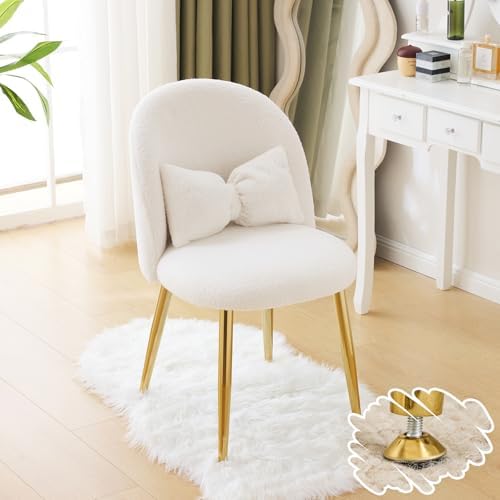 VINGLI Boucle Girls Vanity Chair by VINGLI