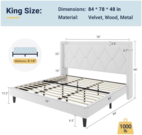 Allewie King Size Bed Frame - Image 2
