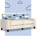 Serta Palisades 73" Track Arm Sofa, Easy Care Polyester, Soft Pillow Back by Serta