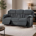 3 Seater Power Reclining Sofa, Electric Recliner Couch by FORTEVAHome