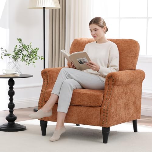 Accent Chair for Living Room, Modern Mid Century Reading Chair Armchair High - Image 6